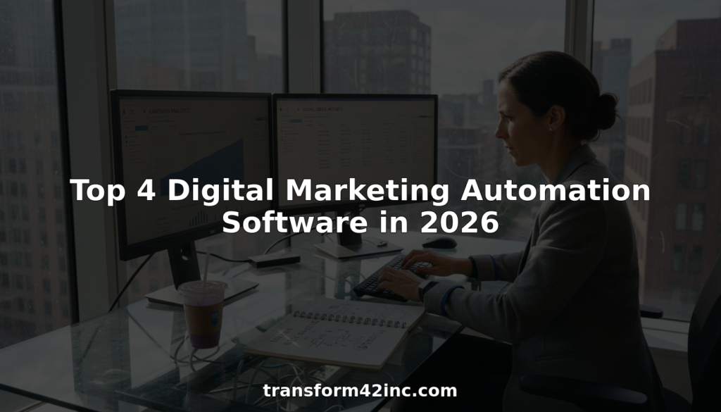Top 4 Digital Marketing Automation Software In 2026 - Transform 42 Inc 1770197901312 Image - Transform 42 Inc