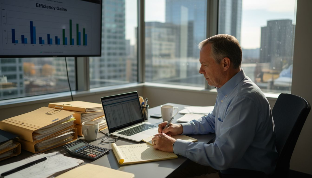 What Is Business Transformation? 40% Efficiency For Cpas - Transform 42 Inc Cpa Reviewing Technology Transformation In Office