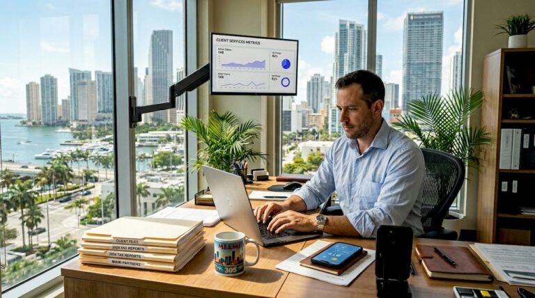 Blogs - Transform 42 Inc Accountant Using Digital Tools In Miami Office