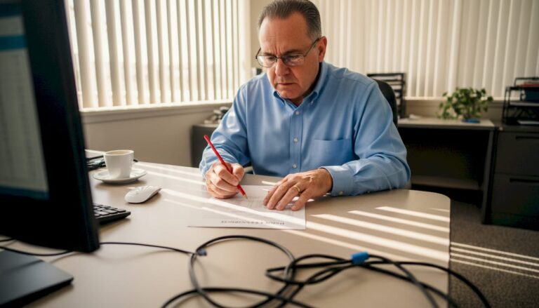 Blogs - Transform 42 Inc Accountant Reviewing Printout Of It Costs