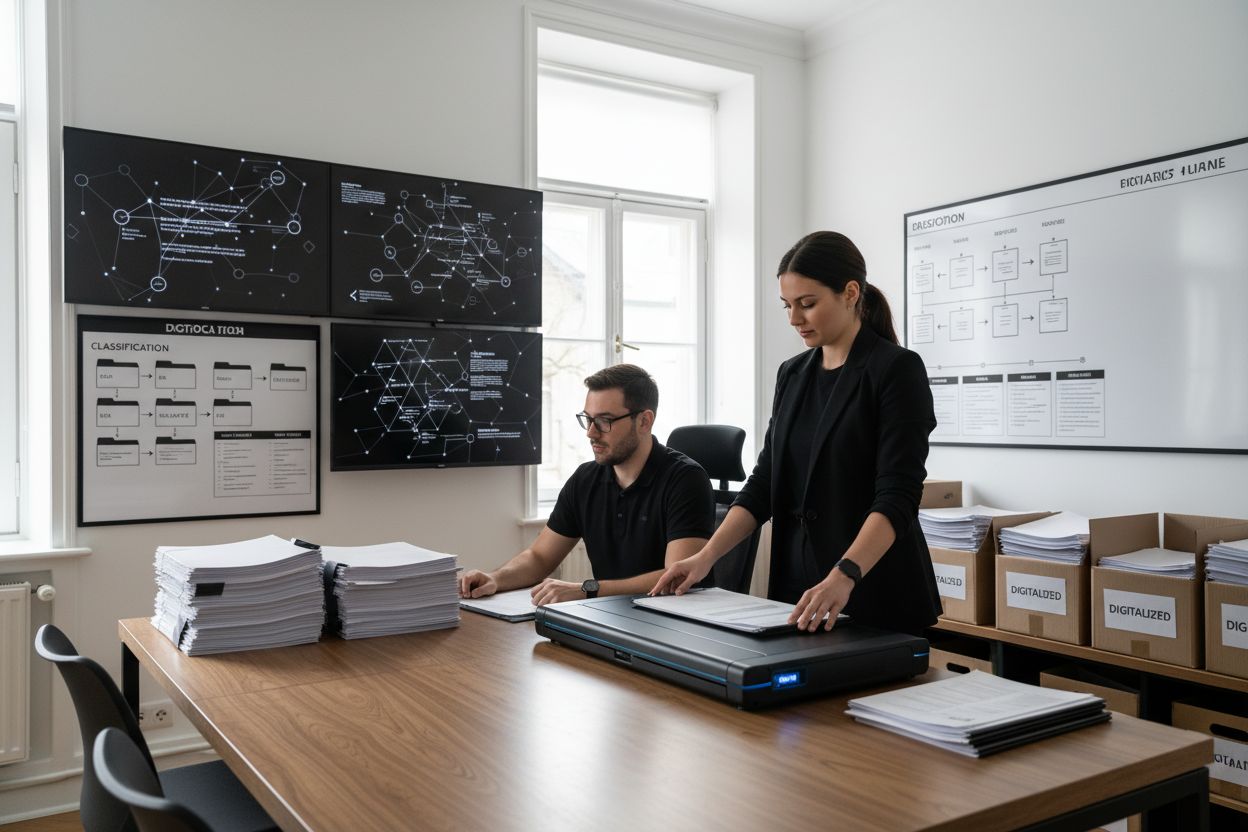 digitalización contable documentos