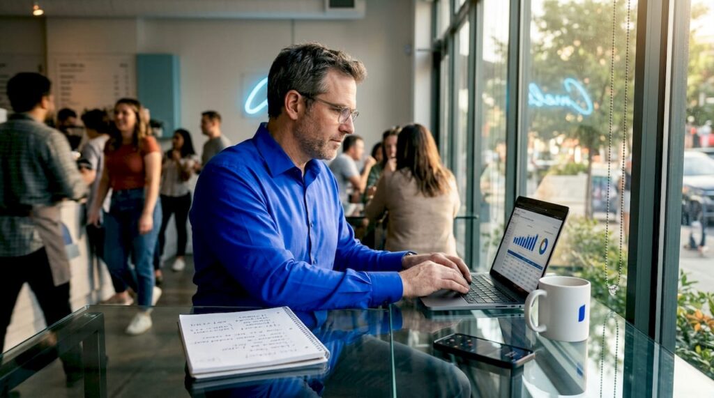Types Of Data Analytics: The Smb Financial Leader'S Guide - Transform 42 Inc Financial Manager Reviews Analytics Reports At Desk