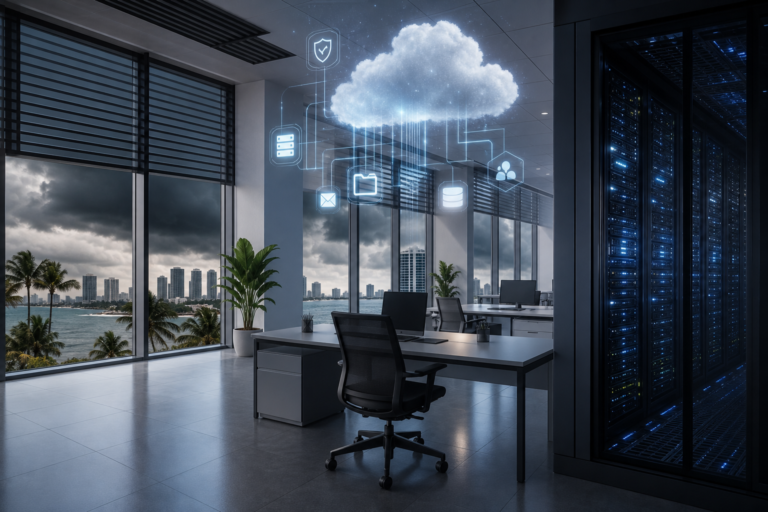 hurricane season IT checklist Miami professional services